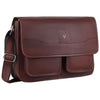 HARLOW Leather Messenger Bag for Men - WILDHORN
