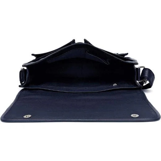 HARLOW Leather Messenger Bag for Men - WILDHORN