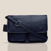 HARLOW Leather Messenger Bag for Men - WILDHORN