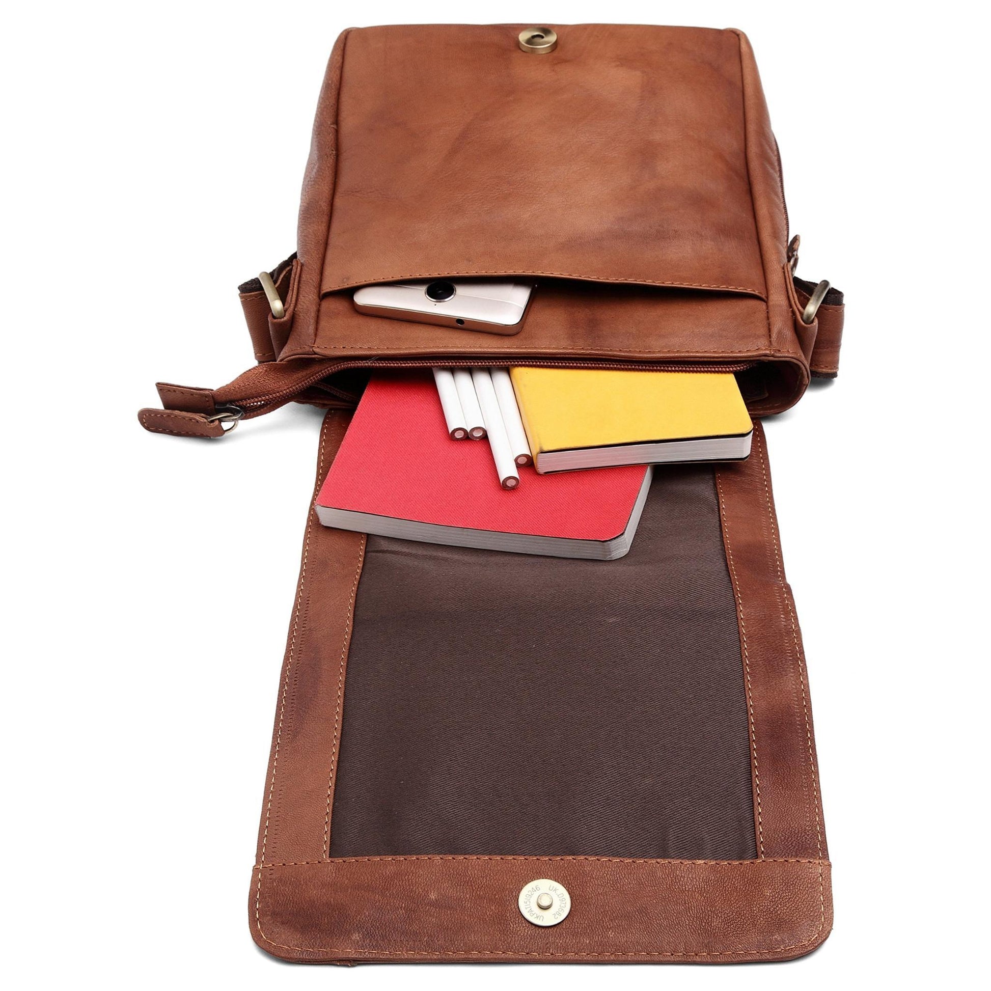 HEMSLEY Leather Sling Bag for Men - WILDHORN