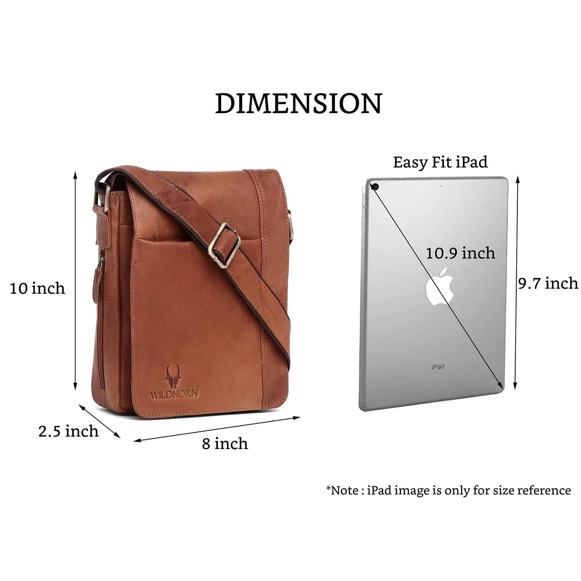 HEMSLEY Leather Sling Bag for Men - WILDHORN