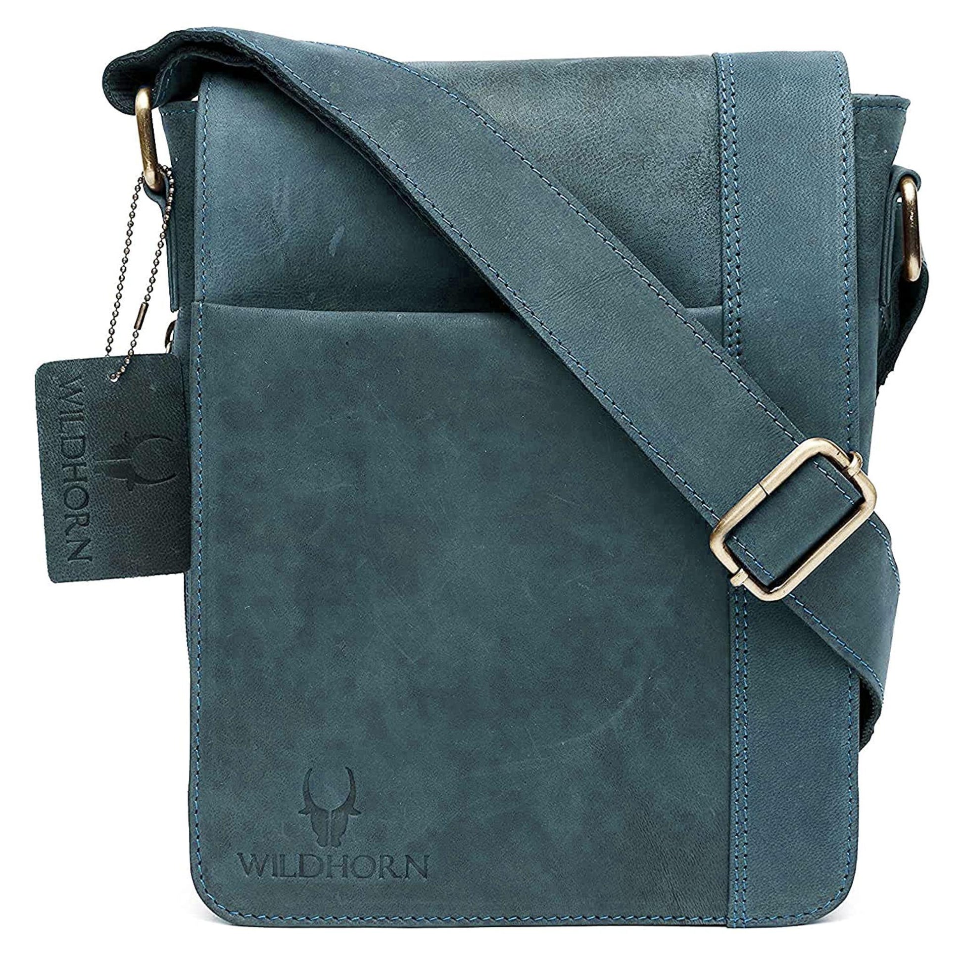 HEMSLEY Leather Sling Bag for Men - WILDHORN