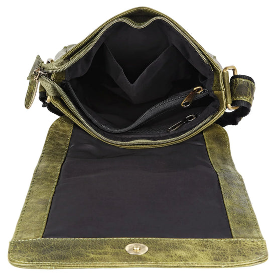 HEMSLEY Leather Sling Bag for Men - WILDHORN