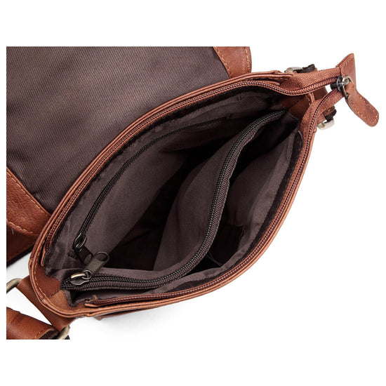 HEMSLEY Leather Sling Bag for Men - WILDHORN