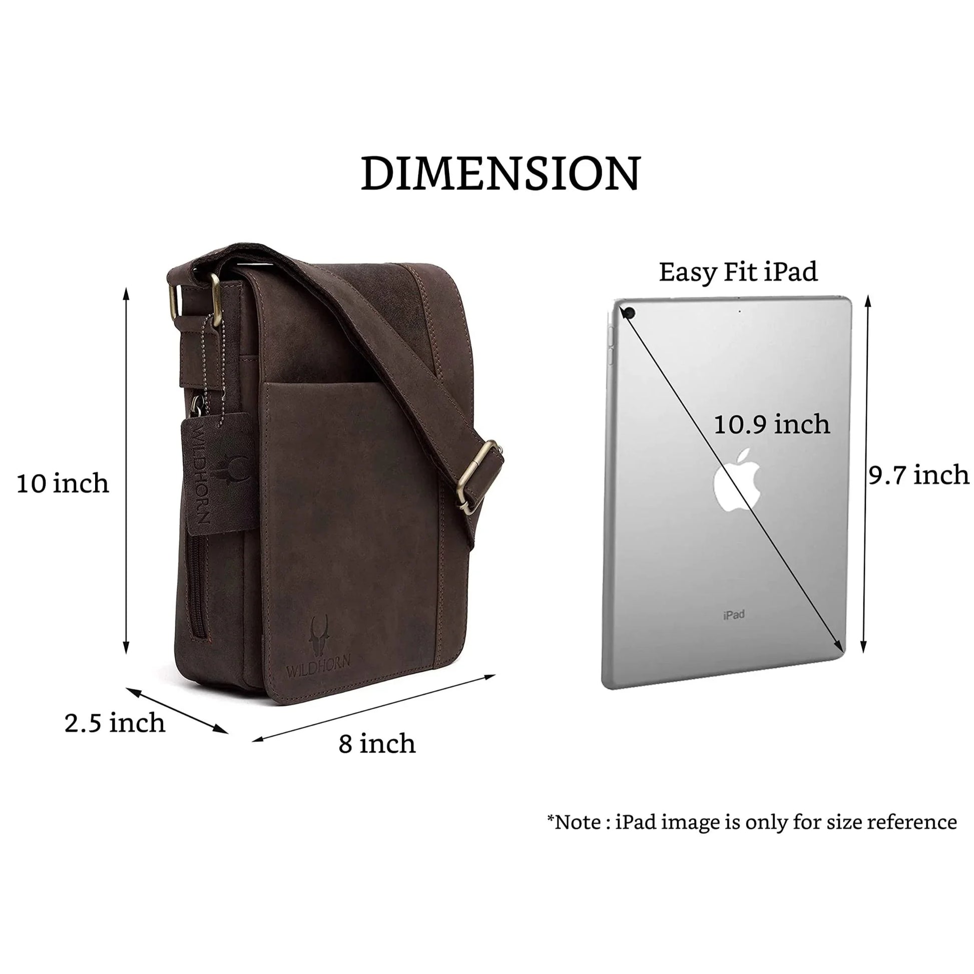 HEMSLEY Leather Sling Bag for Men - WILDHORN