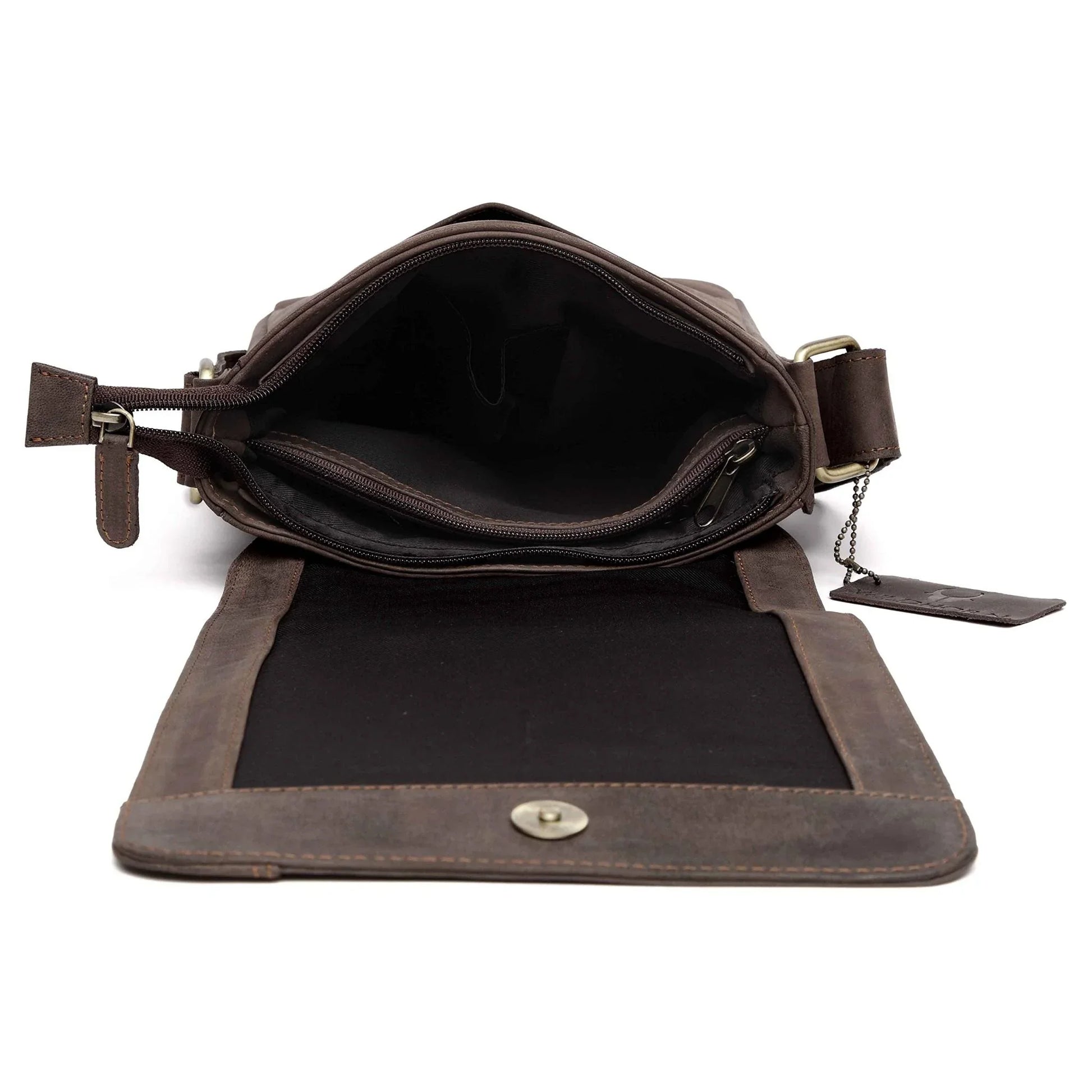HEMSLEY Leather Sling Bag for Men - WILDHORN