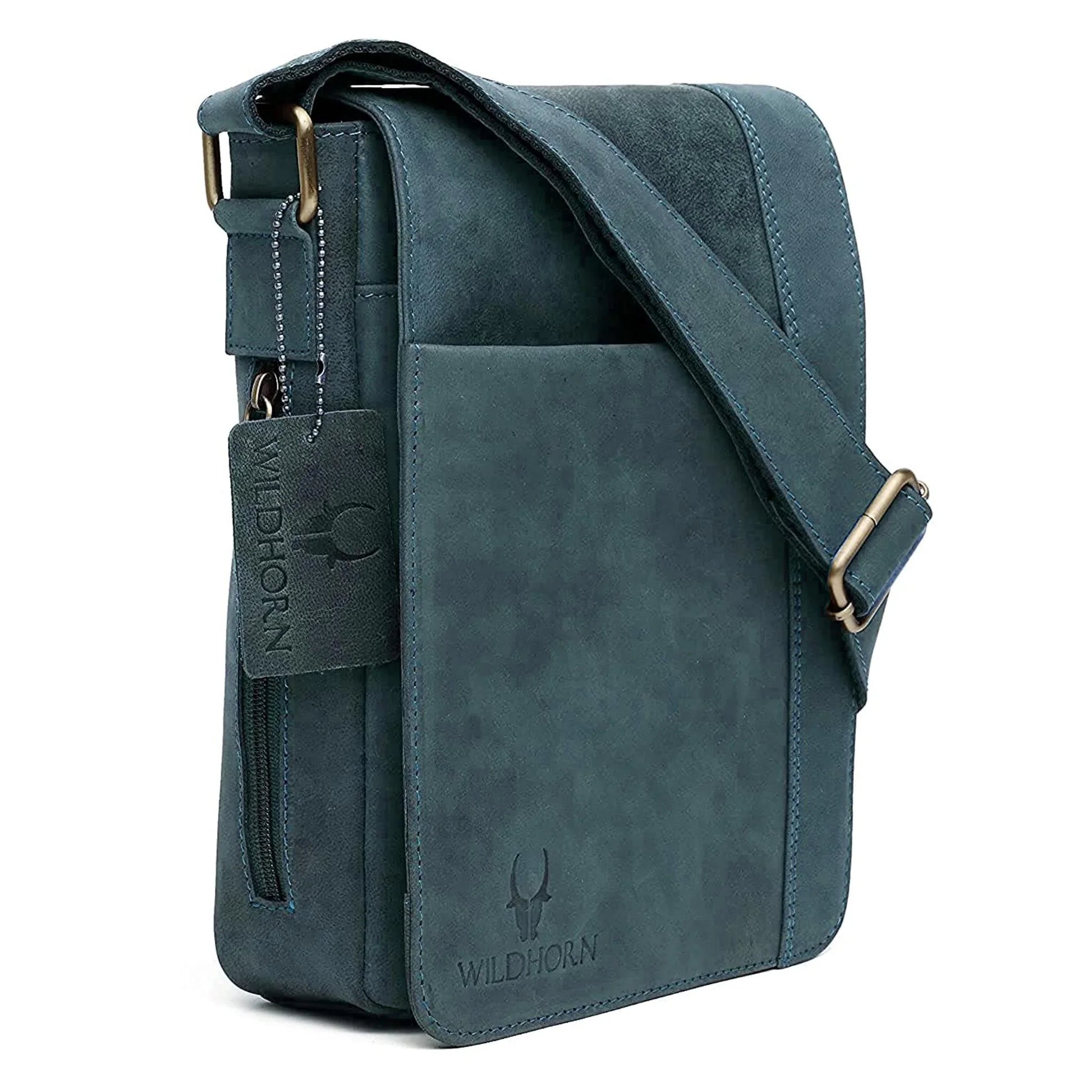 HEMSLEY Leather Sling Bag for Men - WILDHORN
