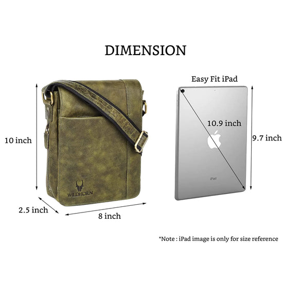 HEMSLEY Leather Sling Bag for Men - WILDHORN