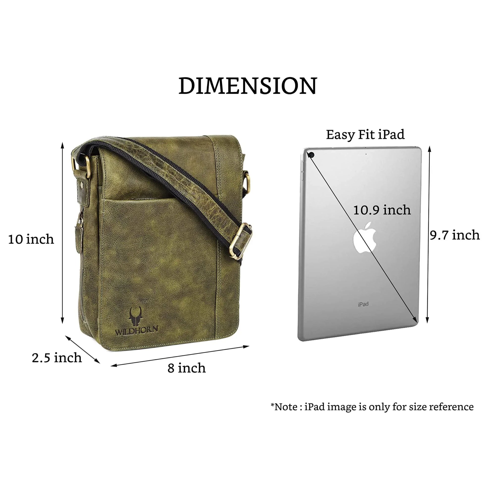 HEMSLEY Leather Sling Bag for Men - WILDHORN