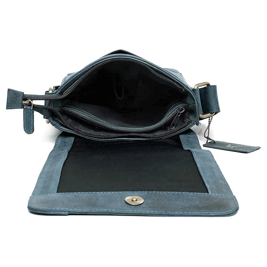HEMSLEY Leather Sling Bag for Men - WILDHORN