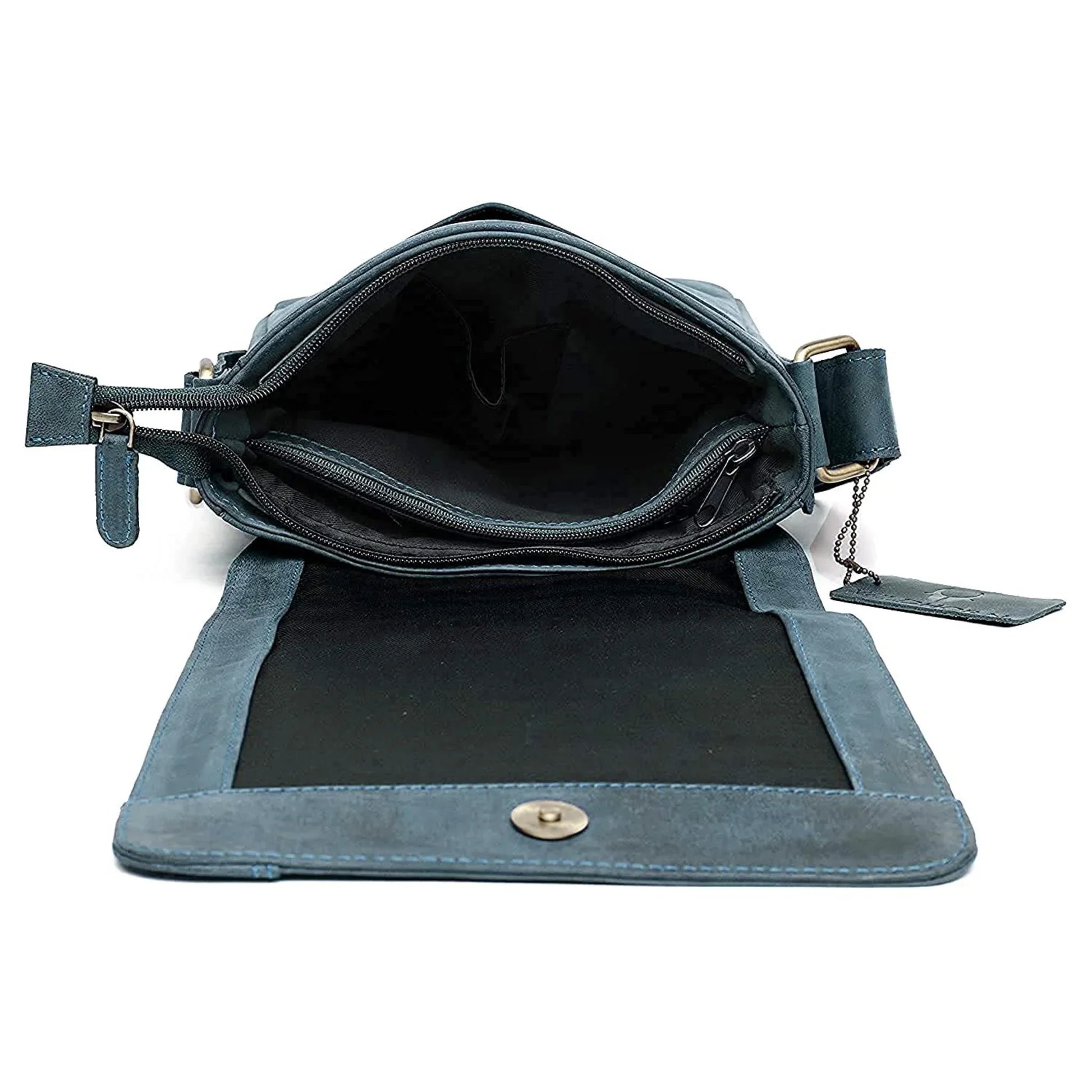 HEMSLEY Leather Sling Bag for Men - WILDHORN