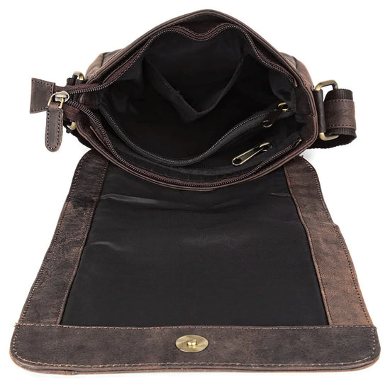 HEMSLEY Leather Sling Bag for Men - WILDHORN