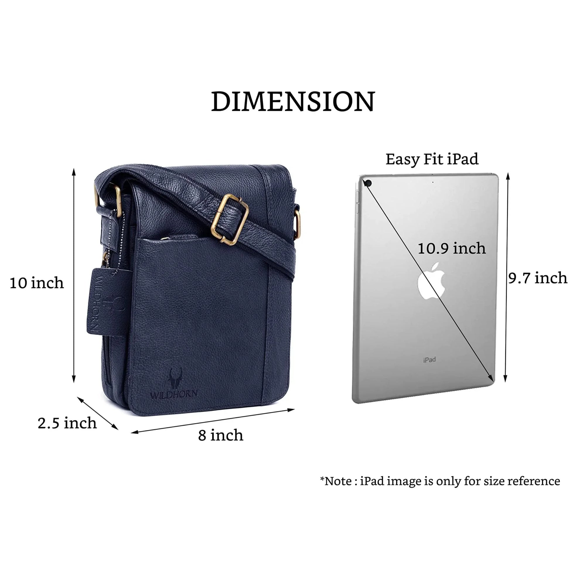 HEMSLEY Leather Sling Bag for Men - WILDHORN