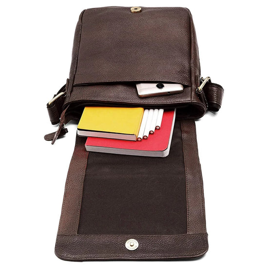 HEMSLEY Leather Sling Bag for Men - WILDHORN