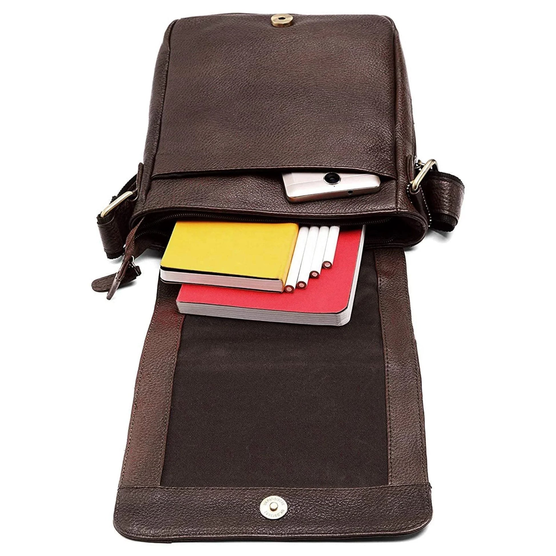 HEMSLEY Leather Sling Bag for Men - WILDHORN