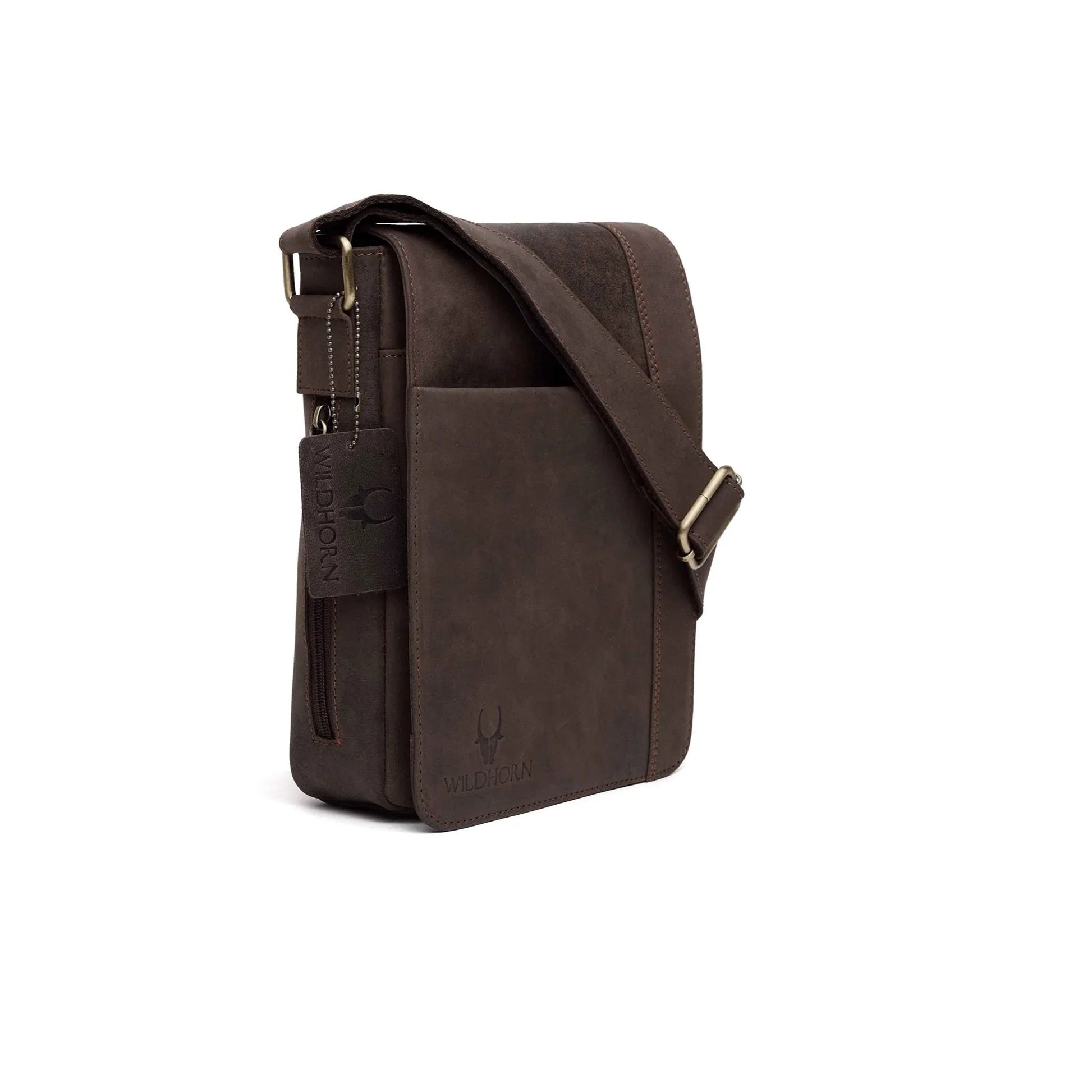 HEMSLEY Leather Sling Bag for Men - WILDHORN