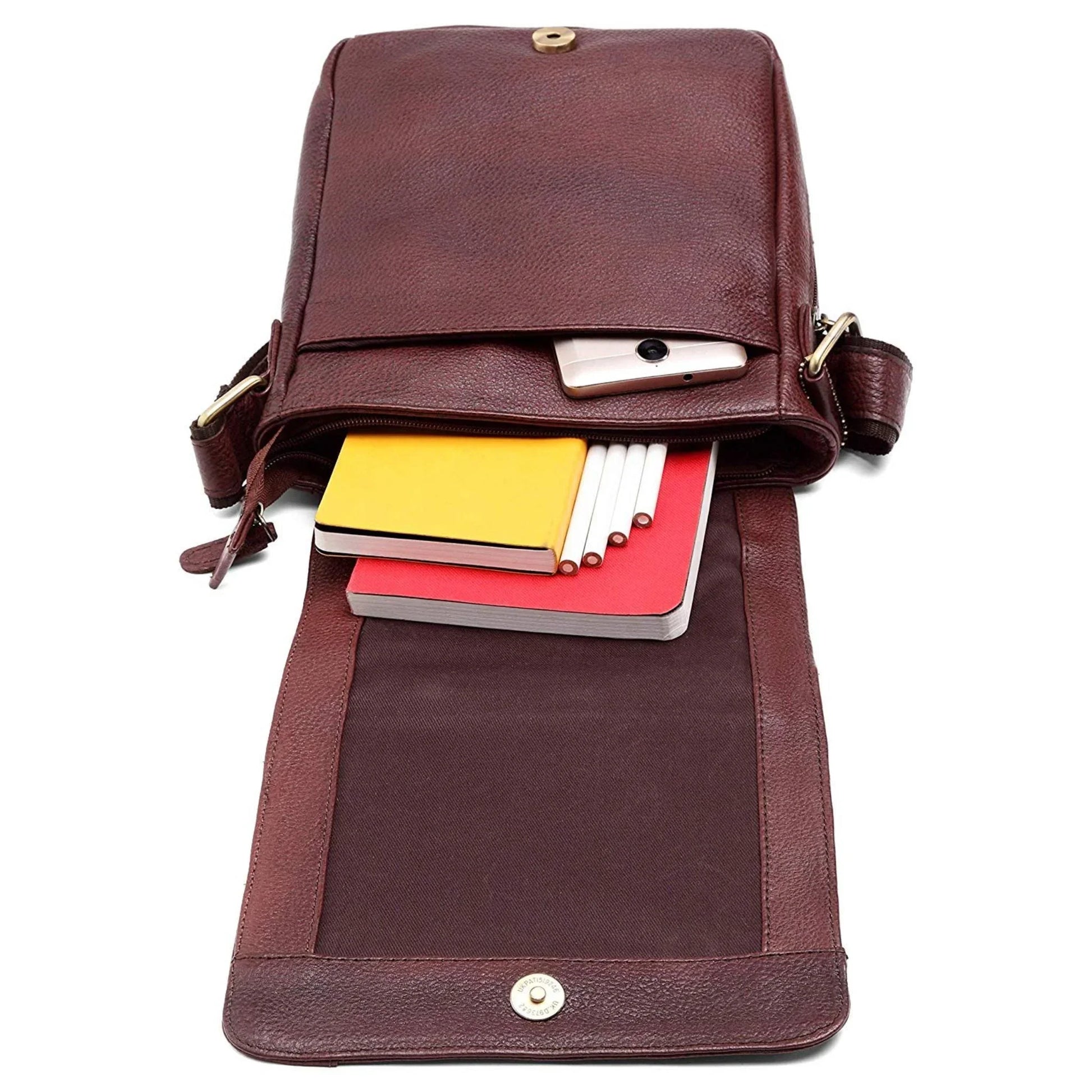 HEMSLEY Leather Sling Bag for Men - WILDHORN