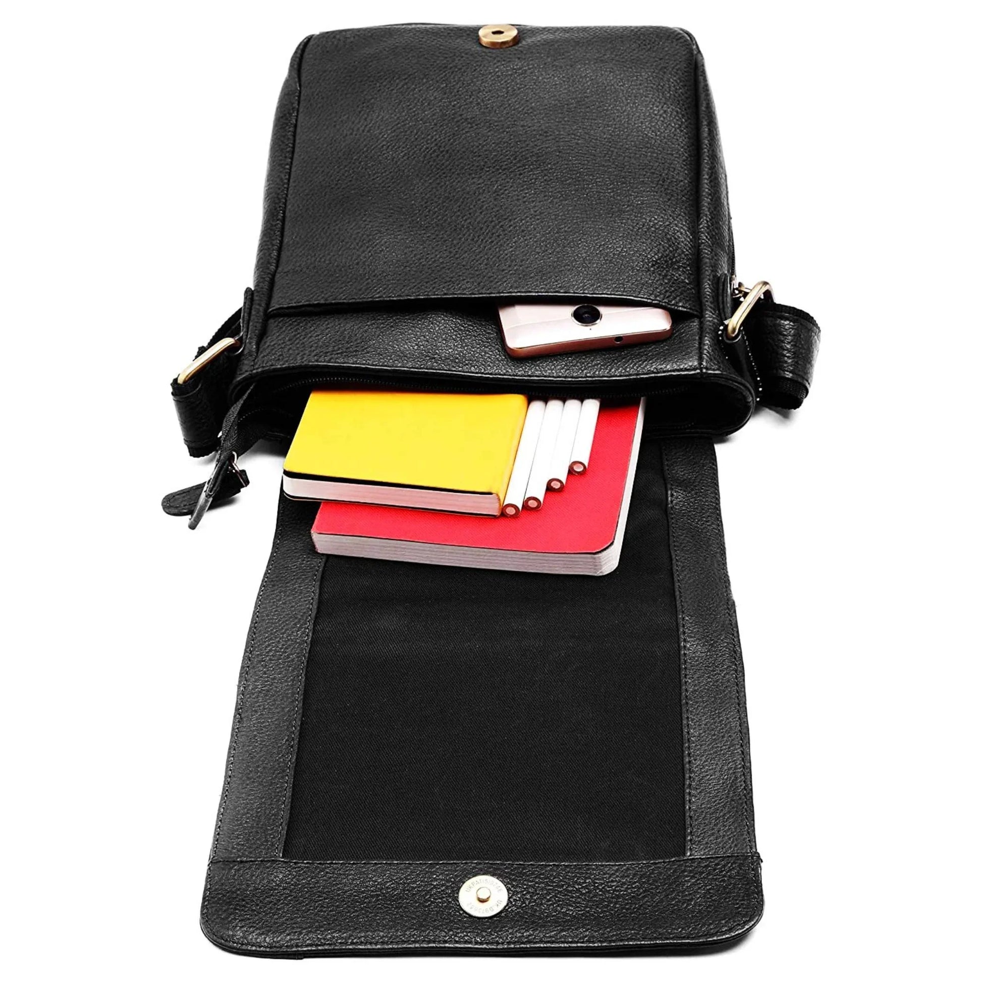 HEMSLEY Leather Sling Bag for Men - WILDHORN