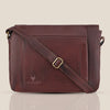HEMSWORTH Leather Messenger Bag for Men - WILDHORN