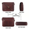 HEMSWORTH Leather Messenger Bag for Men - WILDHORN