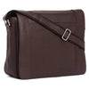 HEMSWORTH Leather Messenger Bag for Men - WILDHORN