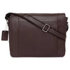 HEMSWORTH Leather Messenger Bag for Men - WILDHORN