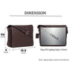 HEMSWORTH Leather Messenger Bag for Men - WILDHORN