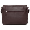 HEMSWORTH Leather Messenger Bag for Men - WILDHORN