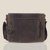 HEMSWORTH Leather Messenger Bag for Men - WILDHORN