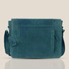 HEMSWORTH Leather Messenger Bag for Men - WILDHORN