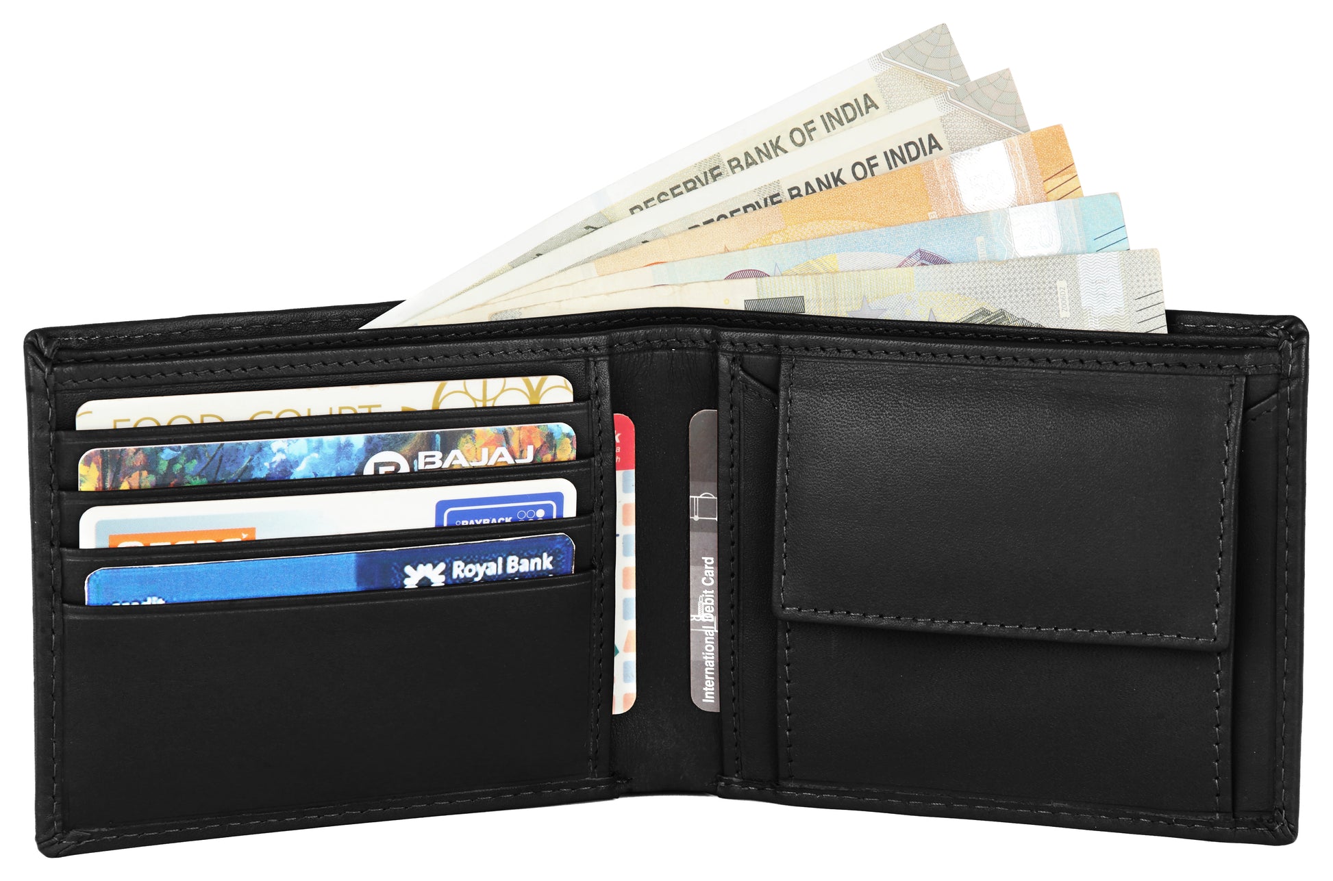 KIEV RFID Protected Leather Wallet for Men - WILDHORN