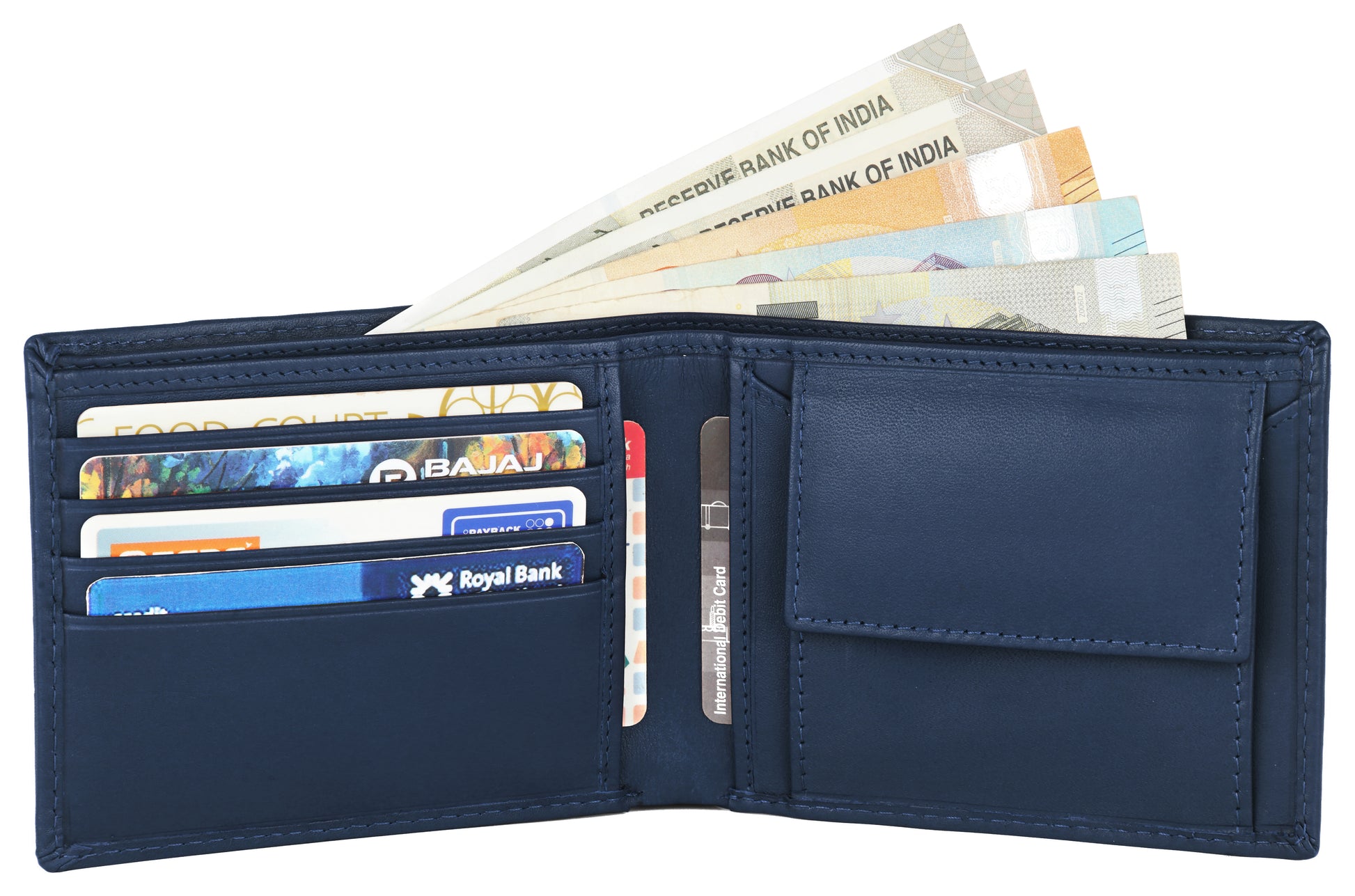 KIEV RFID Protected Leather Wallet for Men - WILDHORN