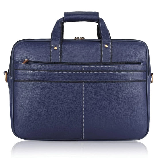 MANCHESTER Leather Laptop Messenger Bag for Men - WILDHORN