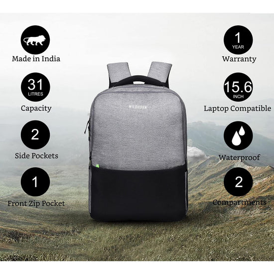 MUNICH Laptop Backpack for Men & Women - WILDHORN