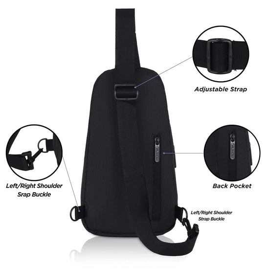 NEWCASTLE Crossbody Shoulder Chest Bag for Men & Women - WILDHORN