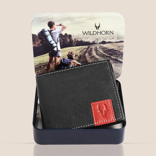 NICHOLAS Protected Leather Wallet for Men - WILDHORN