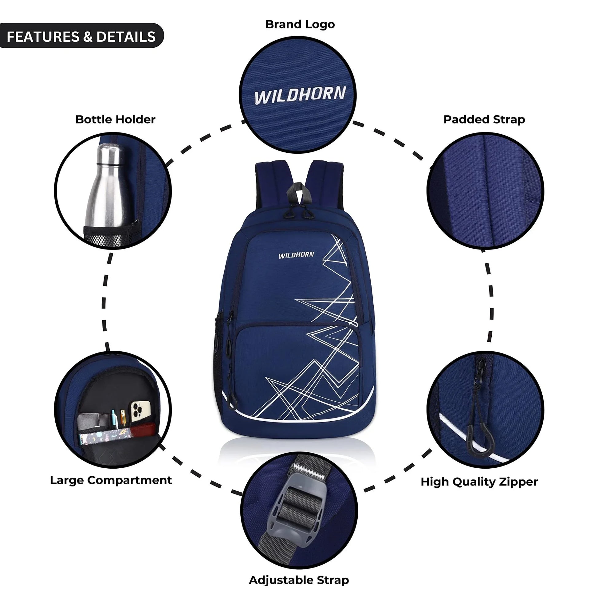 NICOSIA Laptop Backpack for Men & Women - WILDHORN