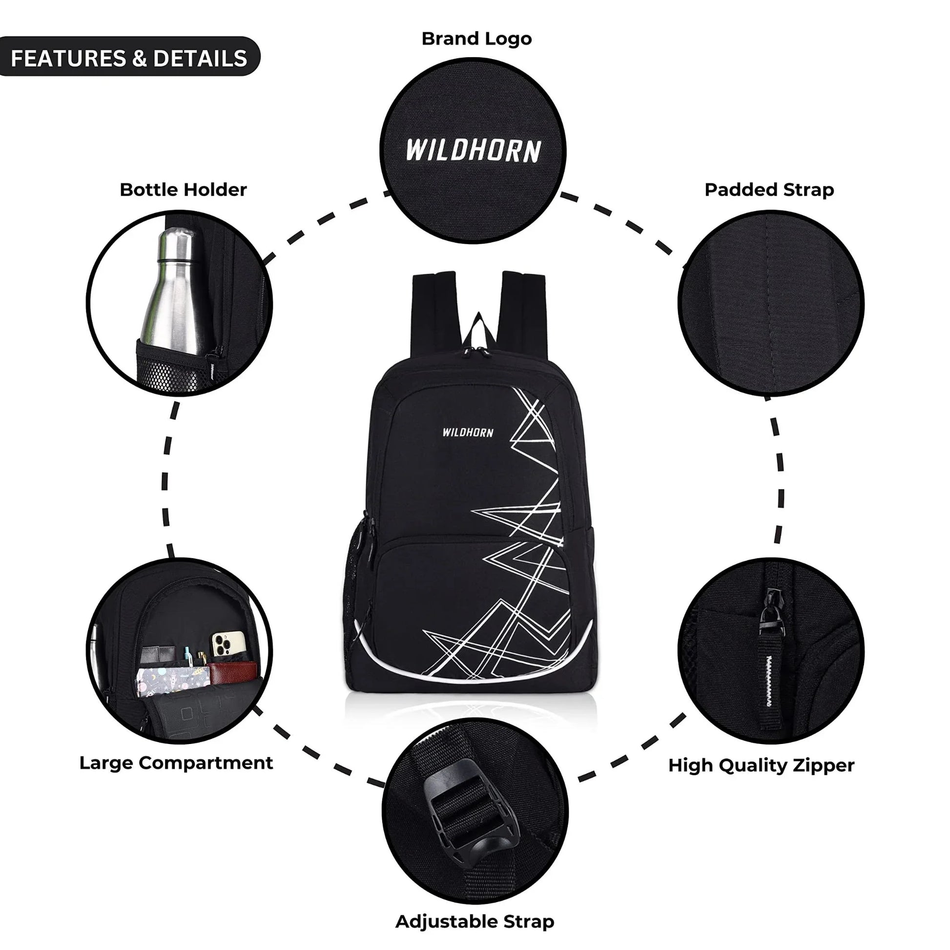 NICOSIA Laptop Backpack for Men & Women - WILDHORN