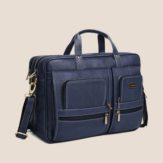 NORTHFOLK Leather Laptop Messenger Bag for Men - WILDHORN