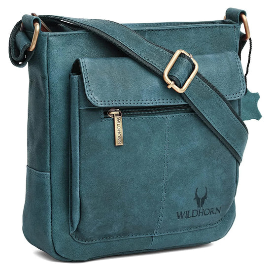 OAKLAND Leather Sling Bag for Men - WILDHORN
