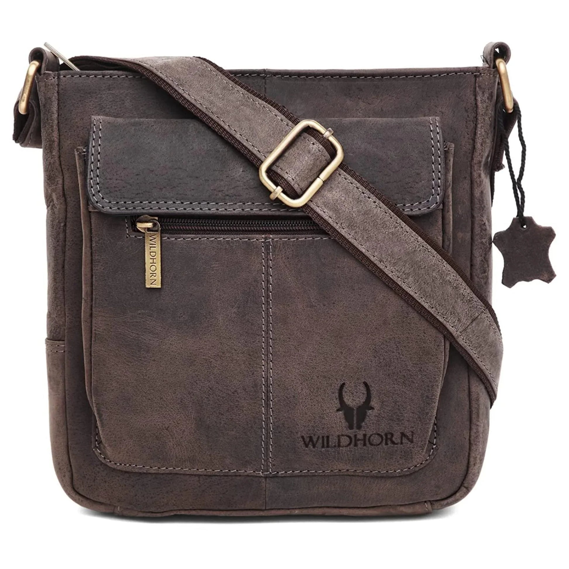 OAKLAND Leather Sling Bag for Men - WILDHORN