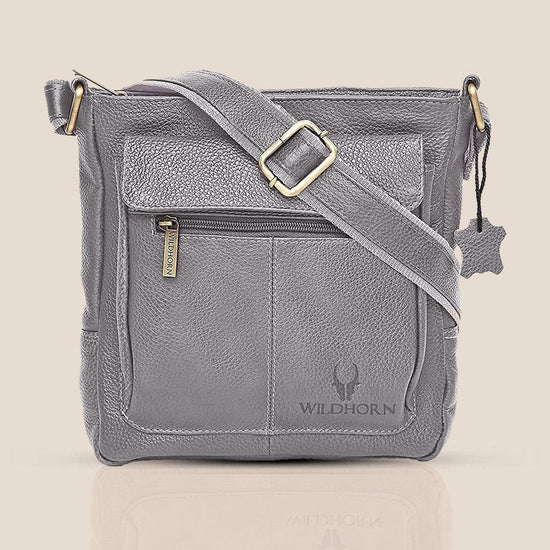 OAKLAND Leather Sling Bag for Men - WILDHORN