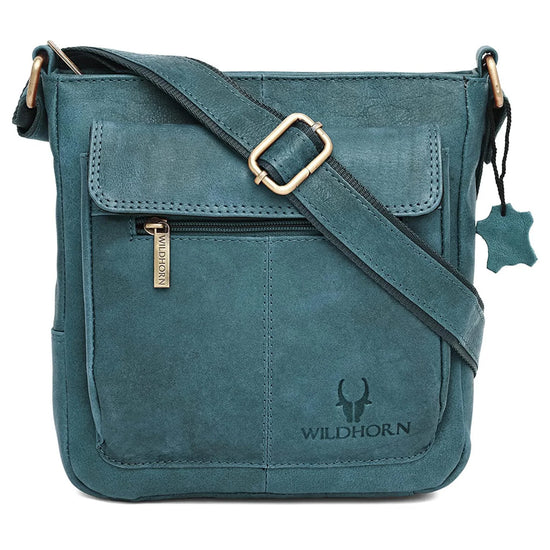 OAKLAND Leather Sling Bag for Men - WILDHORN