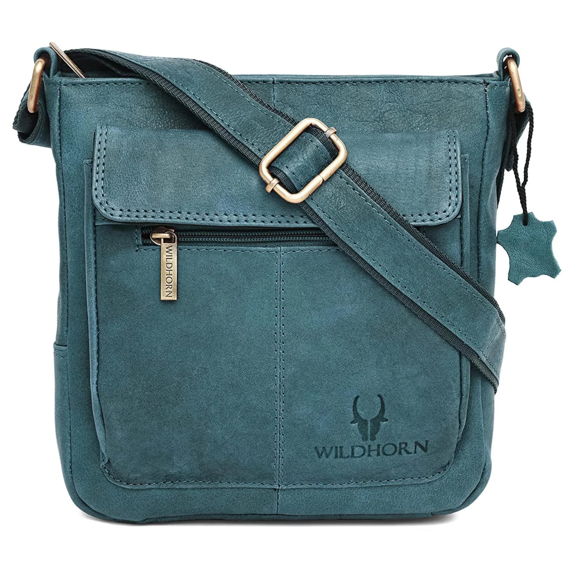 OAKLAND Leather Sling Bag for Men - WILDHORN