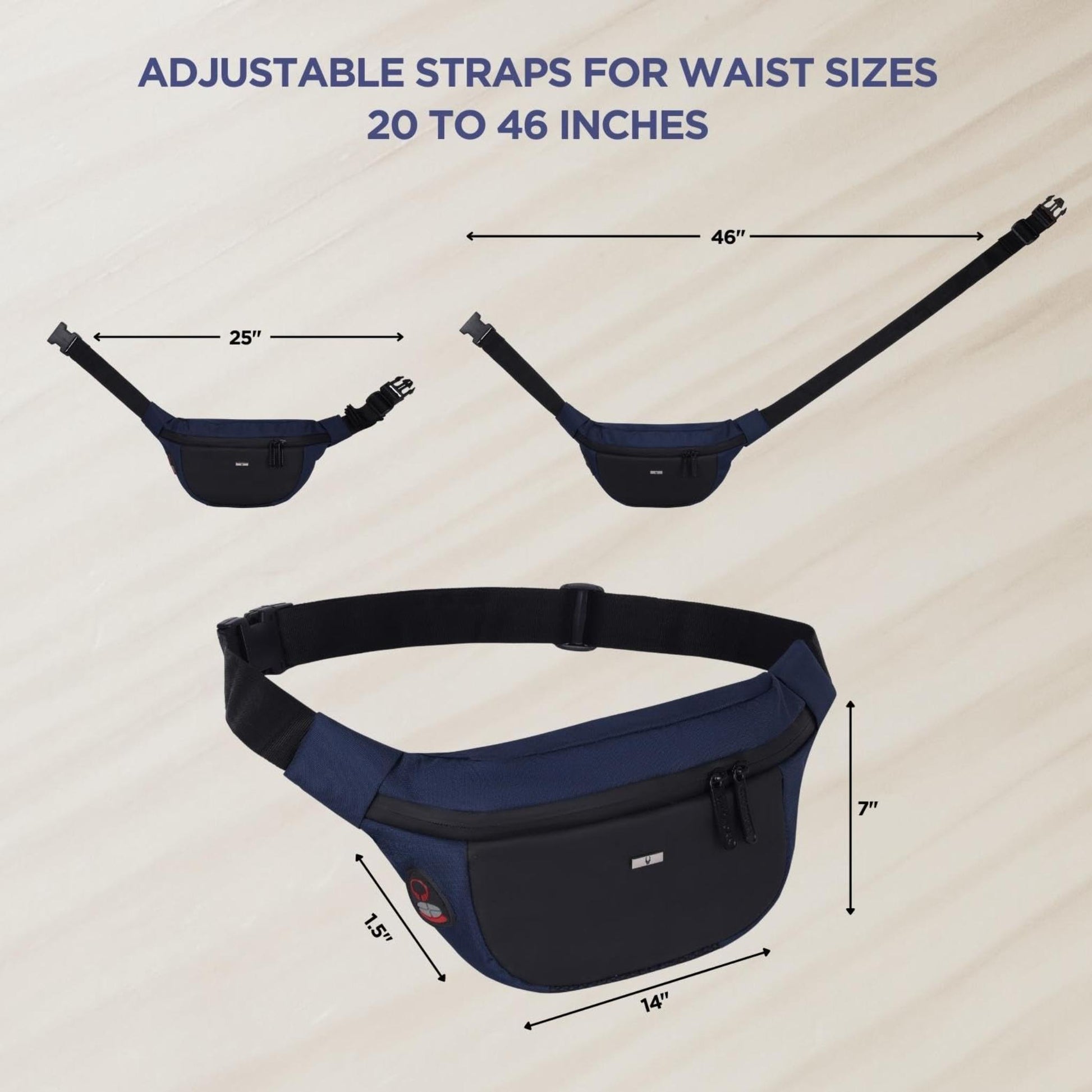 OAKVILLE Waist Bag for Men Women - WILDHORN
