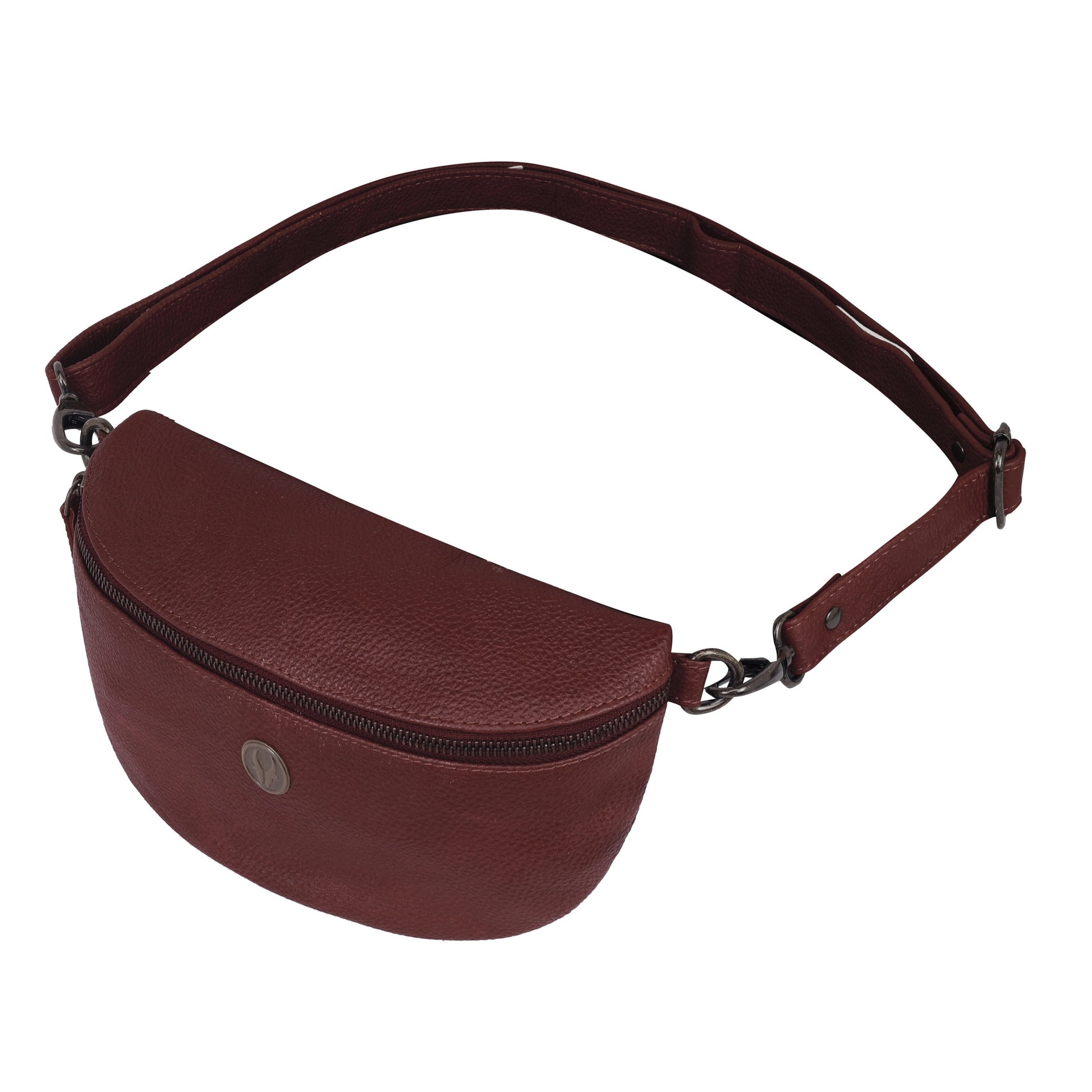 OASIS Fanny Pack Waist Bag Multifunction Genuine Leather Bag Travel Pouch for Men and Women - WILDHORN