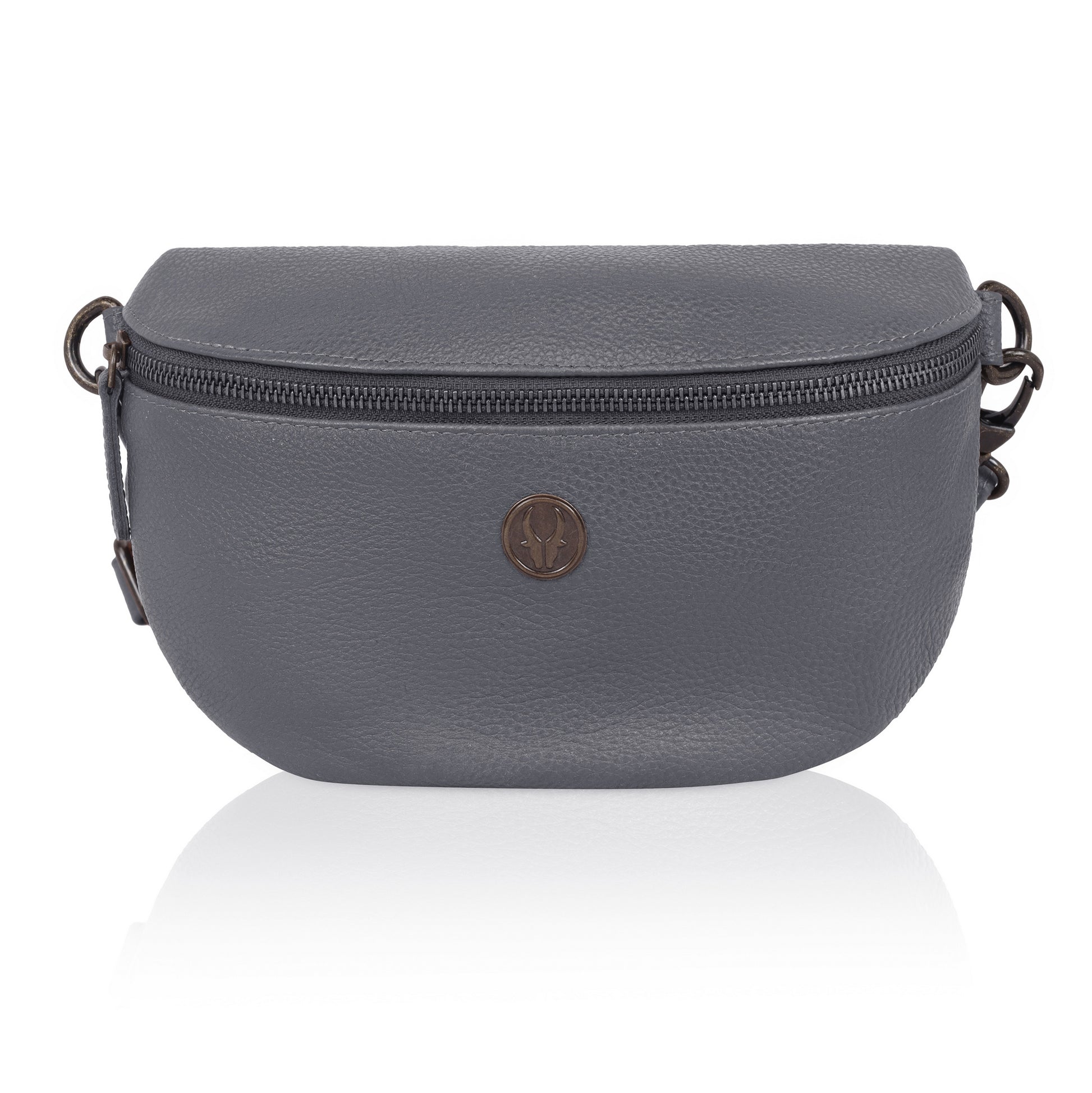OASIS Fanny Pack Waist Bag Multifunction Genuine Leather Bag Travel Pouch for Men and Women - WILDHORN