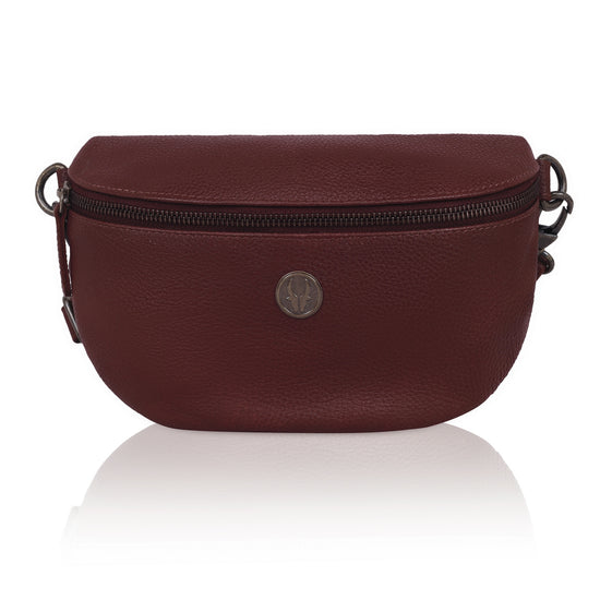 OASIS Fanny Pack Waist Bag Multifunction Genuine Leather Bag Travel Pouch for Men and Women - WILDHORN