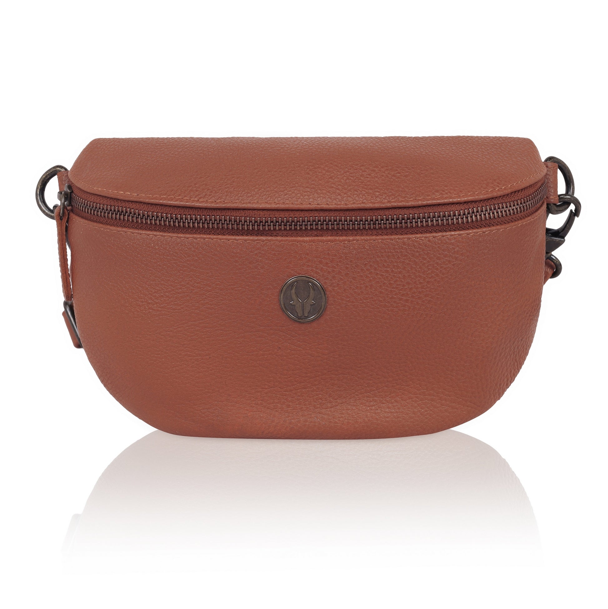 OASIS Fanny Pack Waist Bag Multifunction Genuine Leather Bag Travel Pouch for Men and Women - WILDHORN