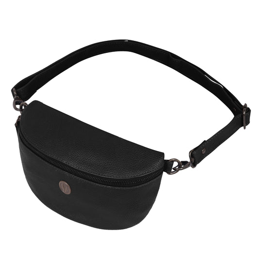 OASIS Fanny Pack Waist Bag Multifunction Genuine Leather Bag Travel Pouch for Men and Women - WILDHORN